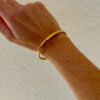 brazalete ajustable dorado