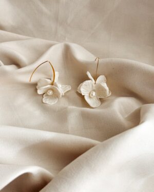 pendientes triple flor