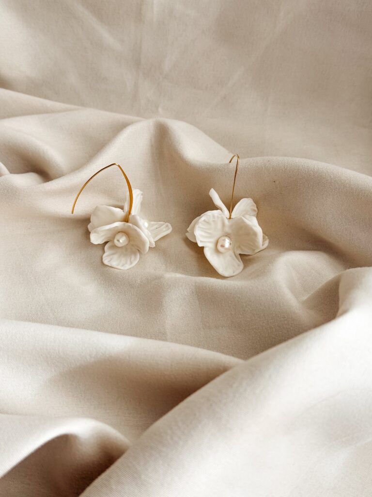 pendientes triple flor